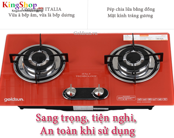 Bếp gas âm Goldsun GS-Roma888 - Hàng chính hãng