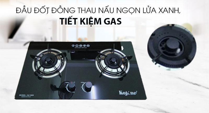 Thiết kế đầu đốt của Bếp gas âm Kojine KJ-3658