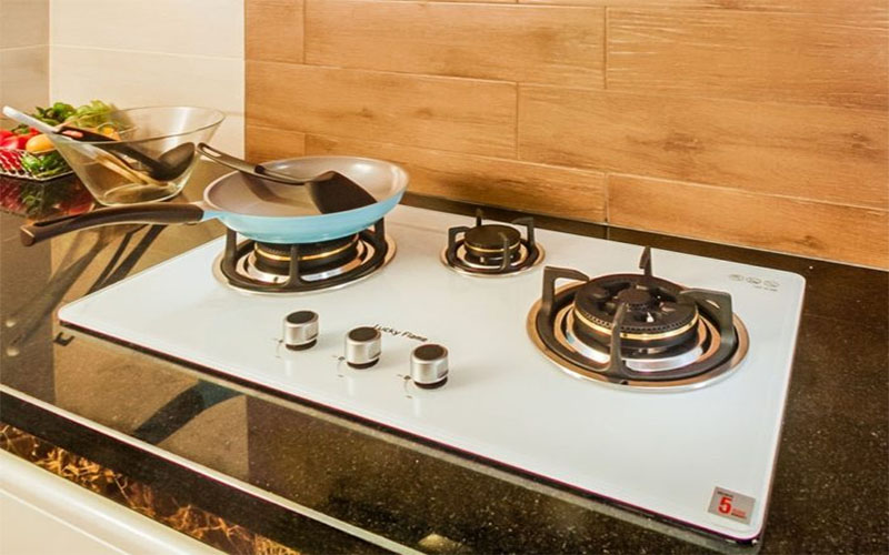 Thiết kế lắp âm của Bếp gas âm Lucky Flame LGS-913W