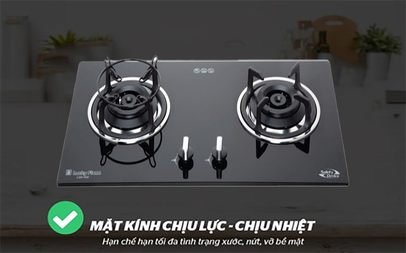 Bếp gas âm Lucky Flame LGS-932 - Hàng chính hãng