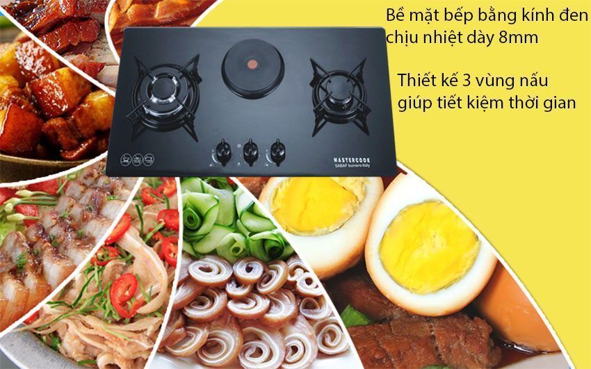 Bếp gas âm Mastercook MC-168GE - Hàng chính hãng
