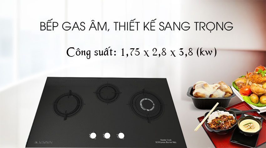Bếp gas âm Mastercook MC 2308M - Hàng chính hãng