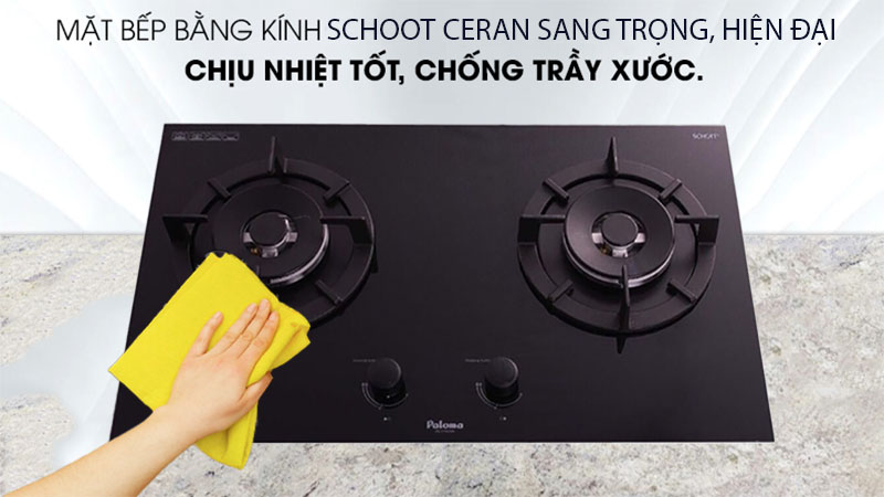 Bếp gas âm Paloma PD-T75CSB - Hàng chính hãng