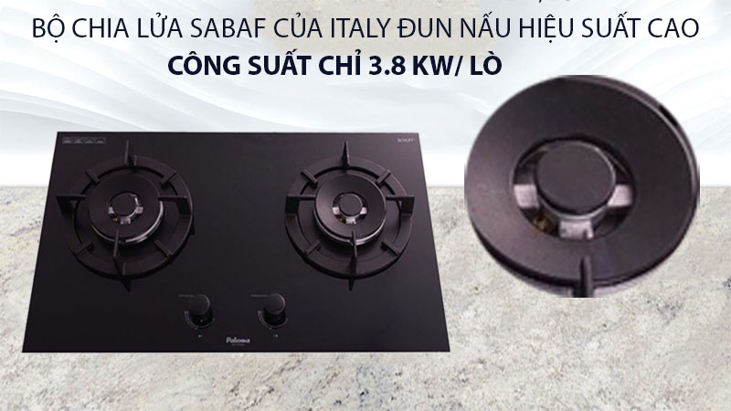 Bếp gas âm Paloma PD-T75CSB - Hàng chính hãng