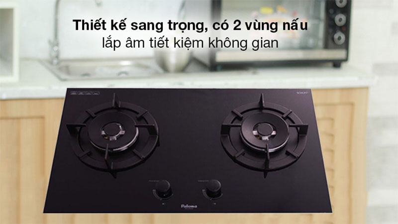 Bếp gas âm Paloma PD-T75CSB - Hàng chính hãng
