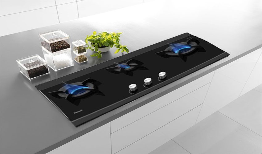Bếp gas âm Rinnai RB-3VCGN - Hàng chính hãng