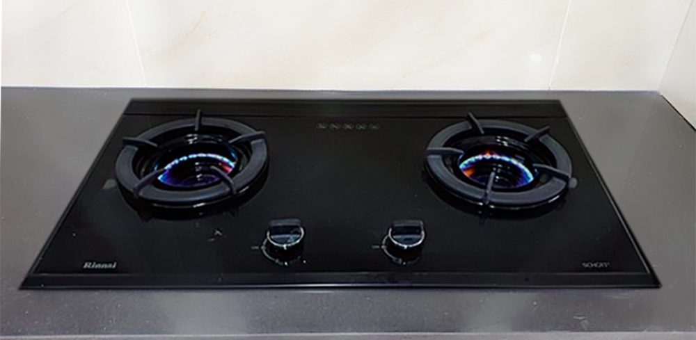 Bếp gas âm kính Rinnai RVB-2SCHI(SB) - Hàng chính hãng