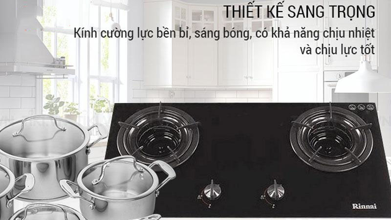 Bếp gas âm Rinnai RVB-2i(AB) - Hàng chính hãng
