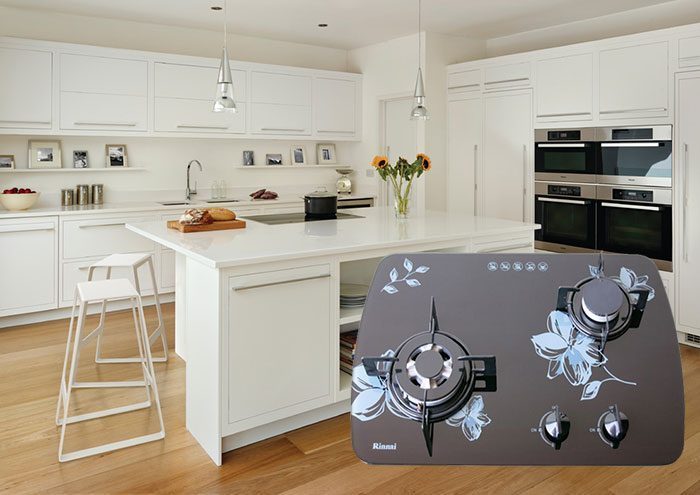 Bếp gas âm Rinnai RVB-6SDR(F) - Hàng chính hãng