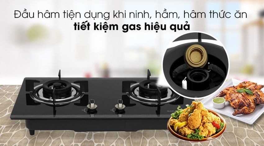 Bếp gas âm Sakura SG-2530GB - Hàng chính hãng