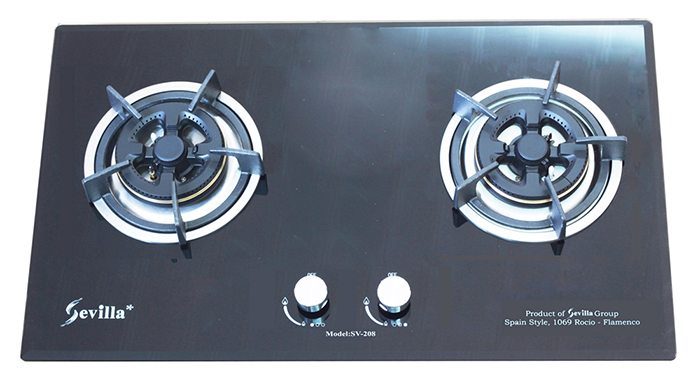 Bếp gas âm Sevilla SV-208 Black