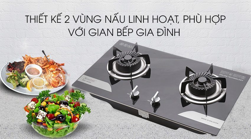 Bếp gas âm Shimono SM6600 - Hàng chính hãng