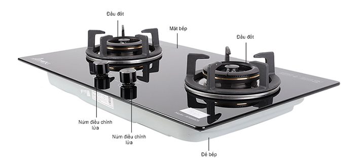 Bếp gas âm Sunhouse APB8808 - Hàng chính hãng