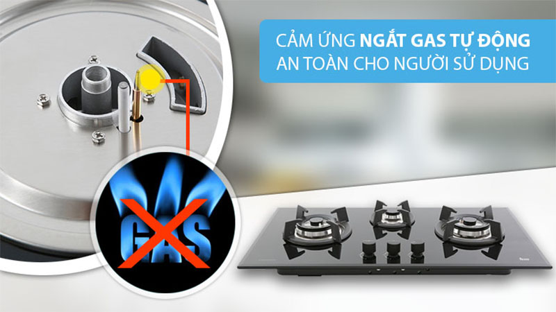 Chức năng an toàn của Bếp gas âm Teka GT LUX 86 3G