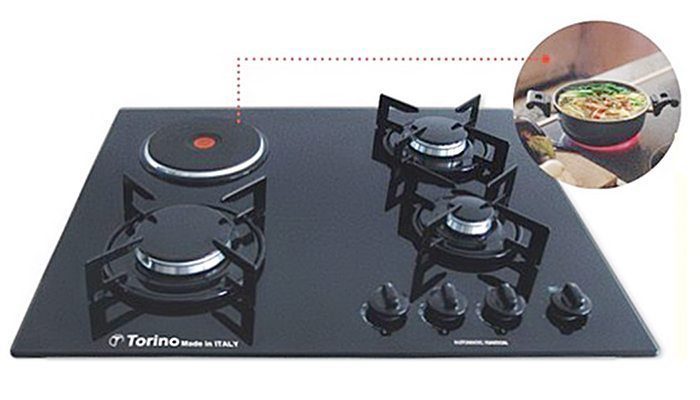 Bếp gas âm kết hợp điện Torino C6031NRL-52NN - Hàng chính hãng