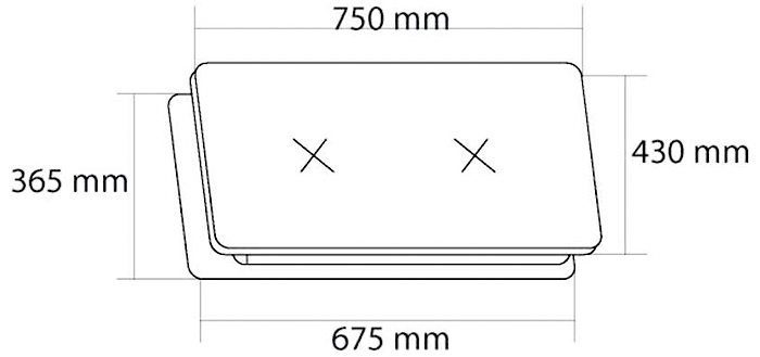 Sơ đồ lắp đặt Bếp gas âm Torino THG-2PL