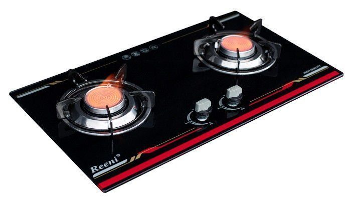 Bếp gas âm hồng ngoại Reeni AV-7003D cạnh trái