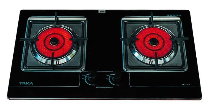 Bếp gas âm hồng ngoại Taka TK-102A - Hàng chính hãng