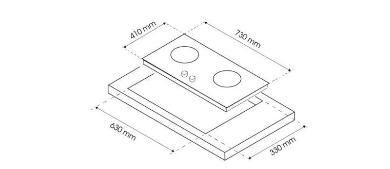 Bếp gas âm Kieler KL-G237 - Hàng chính hãng