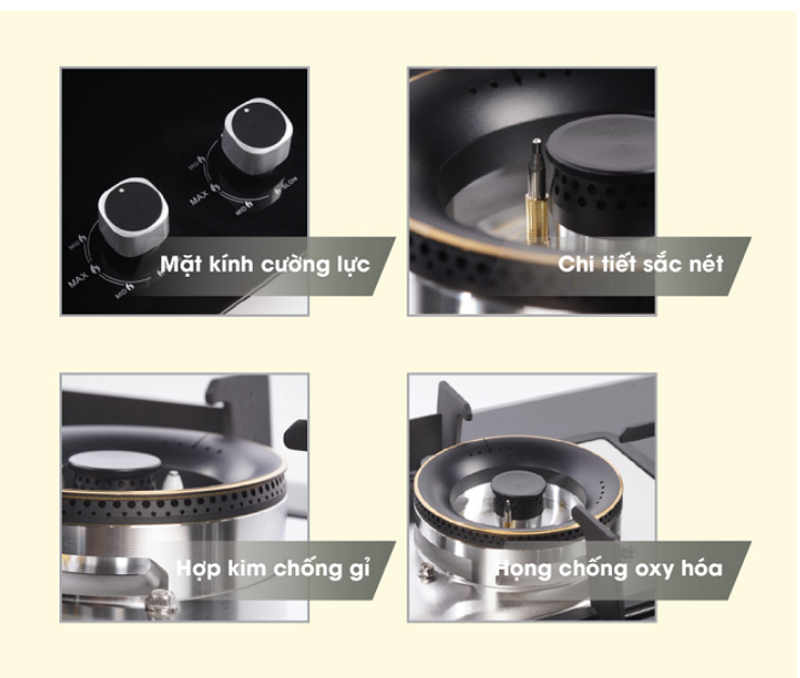 Bếp gas âm Kieler KL-G237 - Hàng chính hãng