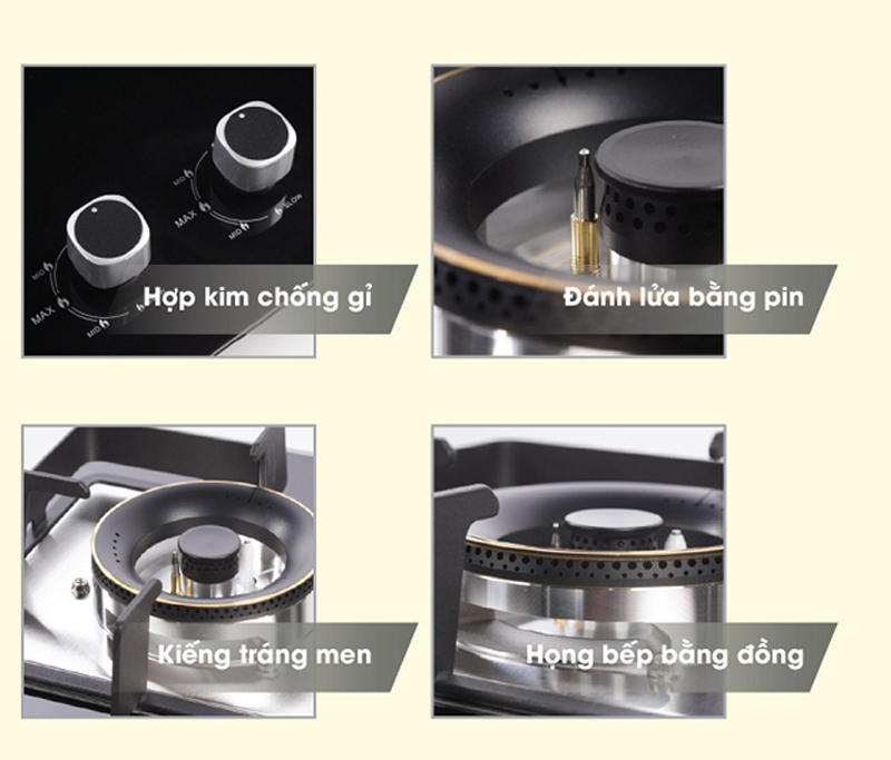 Bếp gas âm Kieler KL-G137 - Hàng chính hãng