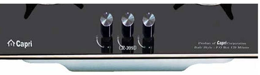 Thiết kế núm vặn bếp gas Capri CR-309D