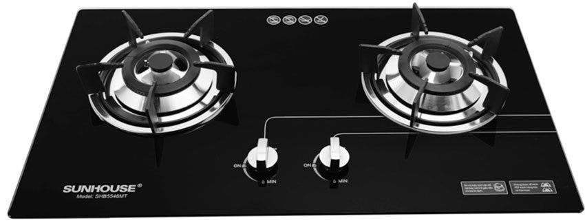 Bếp gas âm kính Sunhouse SHB5546MT - Hàng chính hãng