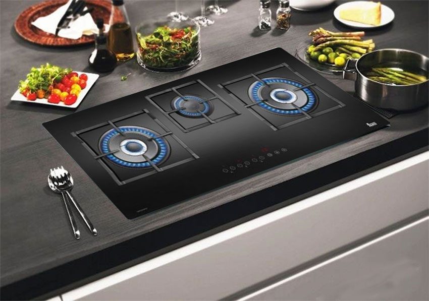 Bếp gas âm kính Teka CGW LUX 86 TC 3G AI AL 2TR CI - Hàng chính hãng