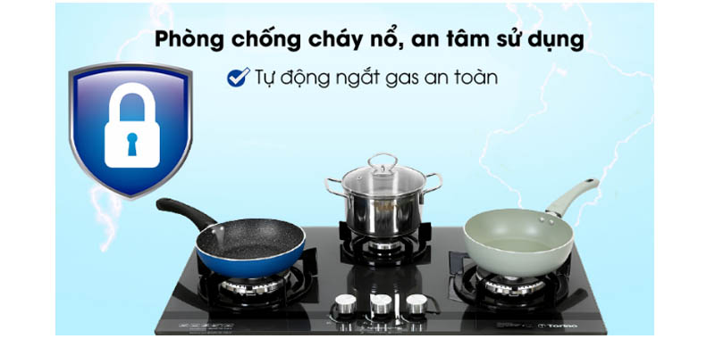 Bếp gas âm Torino MILAN-3B - Hàng chính hãng