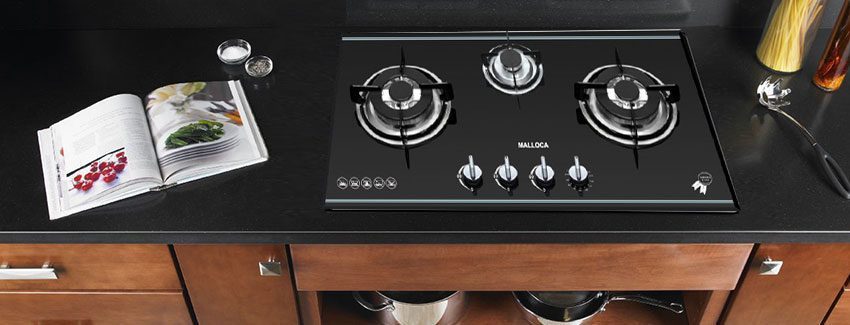 Bếp gas ba âm kính Malloca AS 930L - Hàng chính hãng