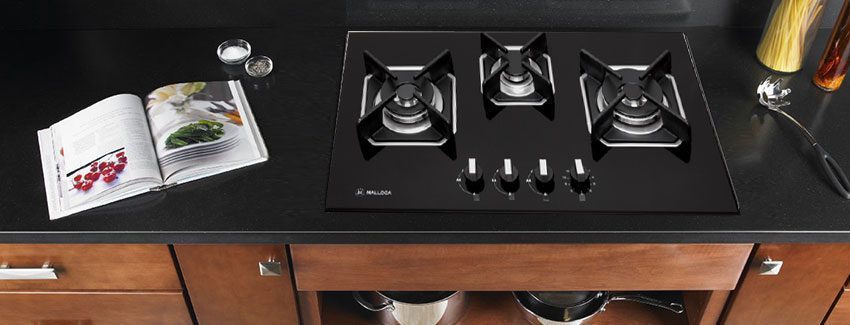 Bếp gas ba âm kính Malloca AS 9603B - Hàng chính hãng