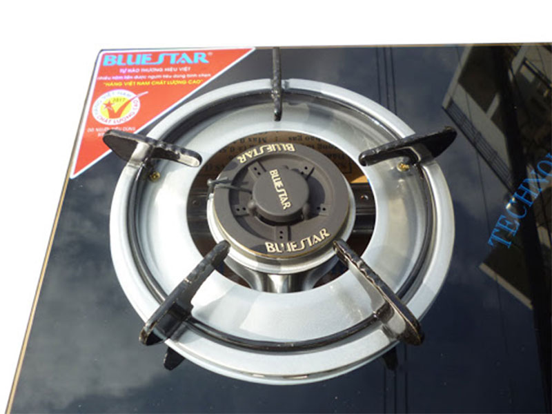 Chất liệu đầu đốt của bếp gas đôi BlueStar NG-4700V