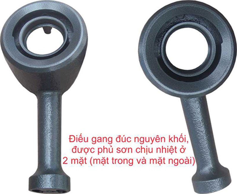 Chất liệu ống điếu của bếp gas đôi Bluestar NS-679SG