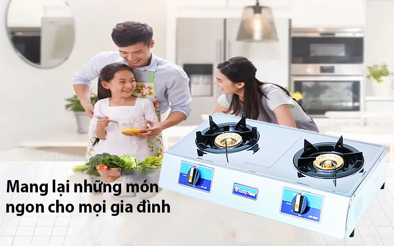 Bếp gas đôi Lucky Flame AT-102 - Hàng chính hãng