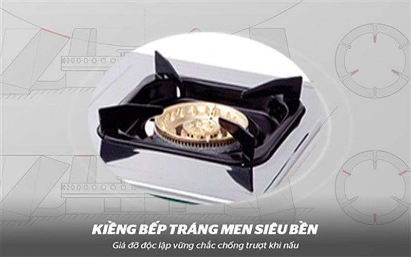 Bếp gas đôi Lucky Flame HQ-102S - Hàng chính hãng