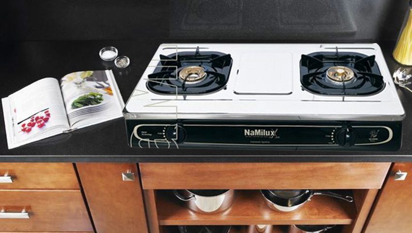 Bếp gas đôi Namilux NA-302SM - Hàng chính hãng