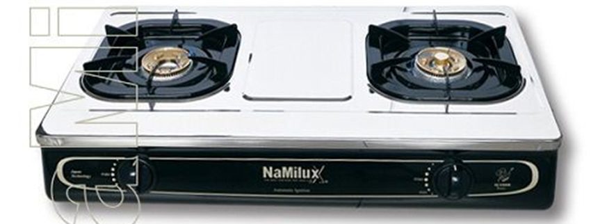 Bếp gas đôi Namilux NA-302SM - Hàng chính hãng