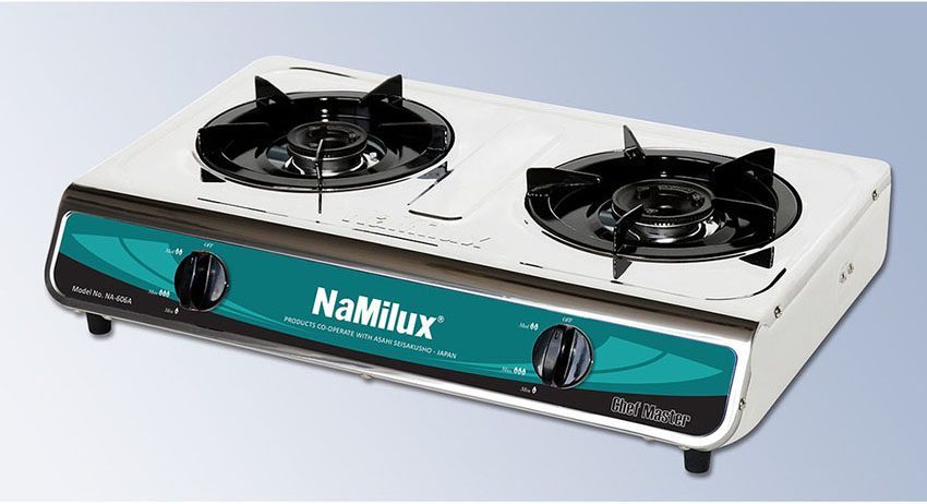 Bếp gas đôi Namilux NA-701(5,11)AXM - Hàng chính hãng