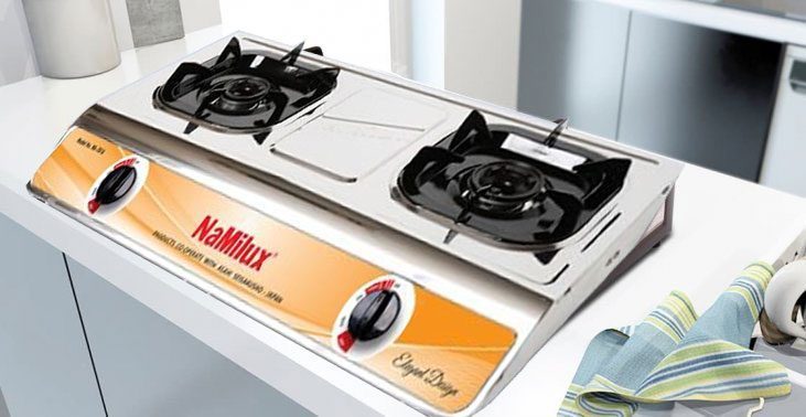 Bếp gas đôi Namilux NA-701AXM - Hàng chính hãng
