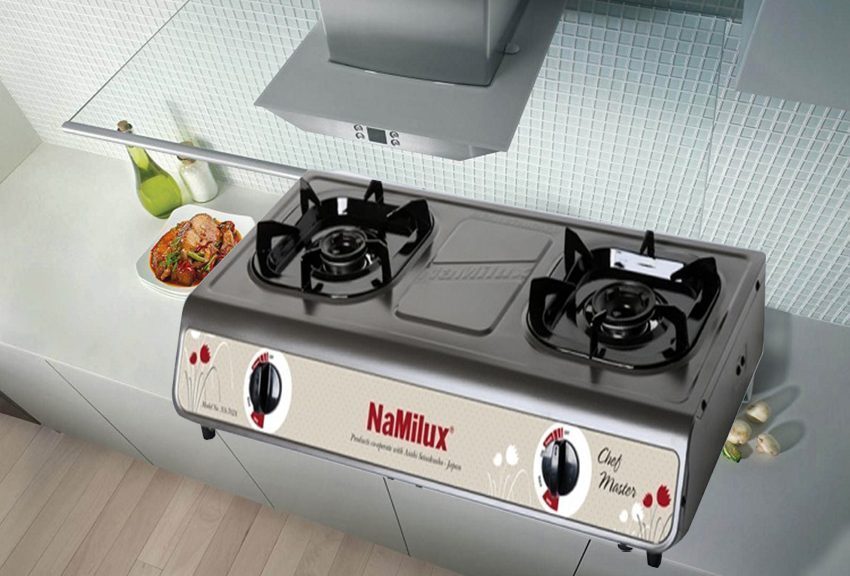 Bếp gas đôi Namilux NA-702(11)AFM - Hàng chính hãng