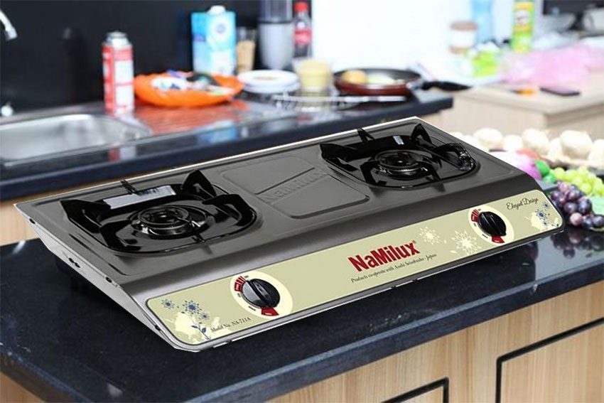 Bếp gas đôi Namilux NA-702AFM - Hàng chính hãng