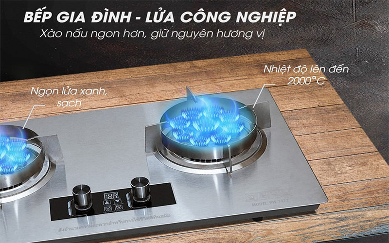 Bếp gas đôi Panworld PW-1422 - Hàng chính hãng