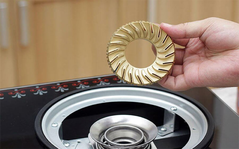 Đầu đốt của Bếp gas đôi Rinnai RV-3615GL(FM)