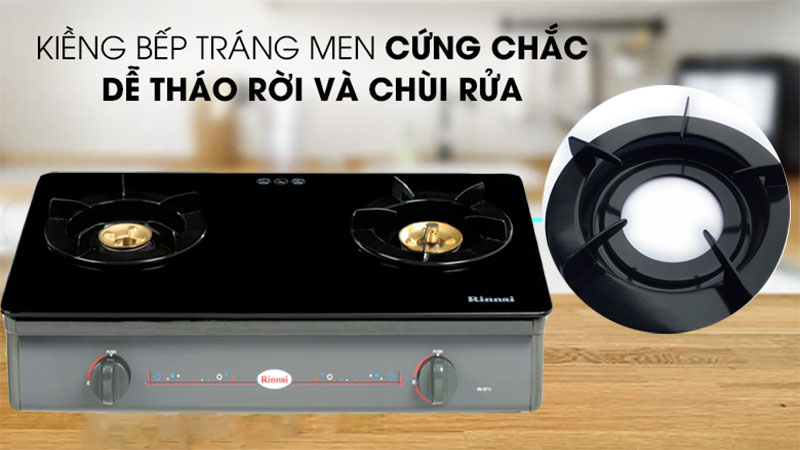 Bếp gas đôi Rinnai RV-8711(GL-B)/(GL-Sp) - Hàng chính hãng