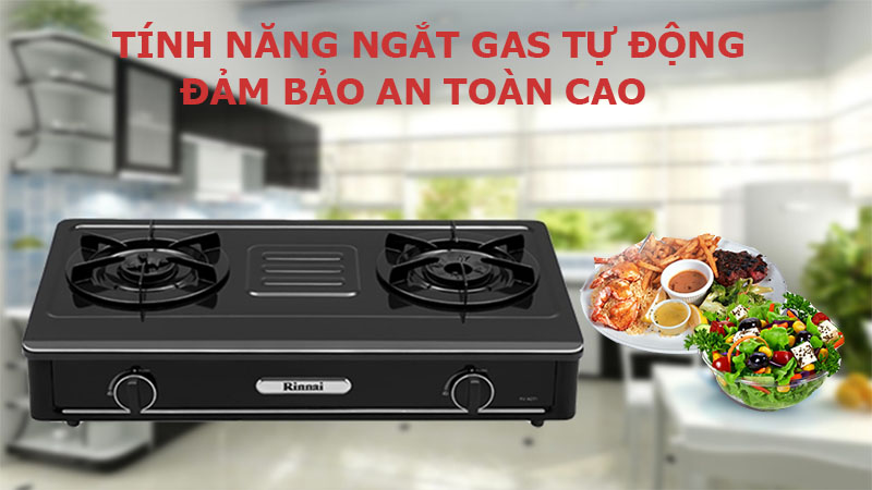 Bếp gas đôi Rinnai RV-A271B(EB) - Hàng chính hãng