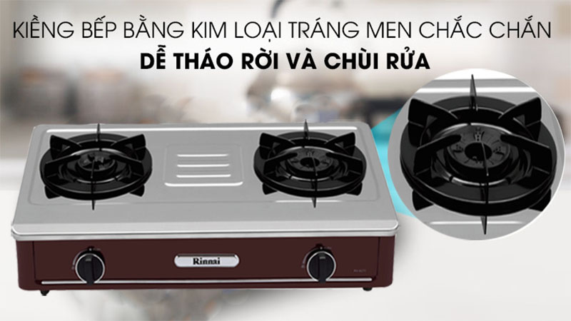 Bếp gas đôi Rinnai RV-A271R(S) - Hàng chính hãng