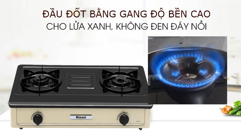 Bếp gas đôi Rinnai RV-A271Y(EB) - Hàng chính hãng