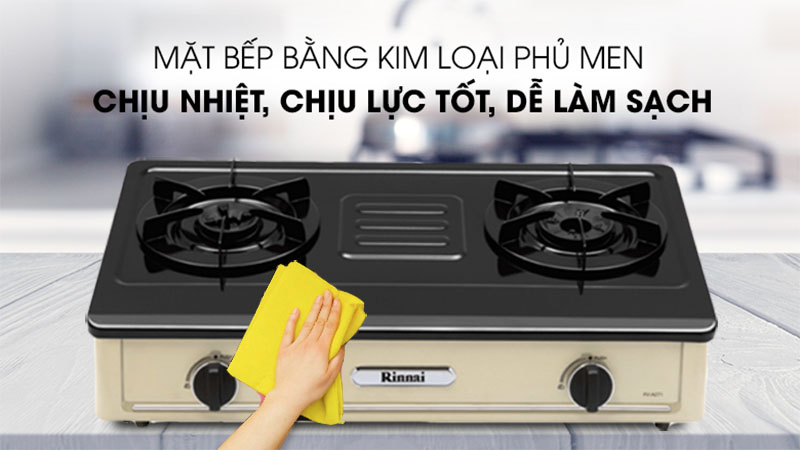 Bếp gas đôi Rinnai RV-A271Y(EB) - Hàng chính hãng