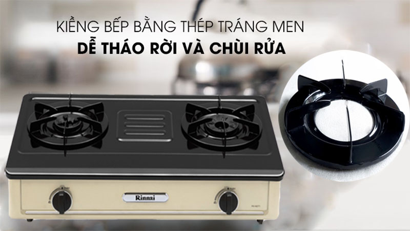 Bếp gas đôi Rinnai RV-A271Y(EB) - Hàng chính hãng