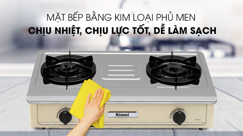 Bếp gas đôi Rinnai RV-A271Y(S) - Hàng chính hãng